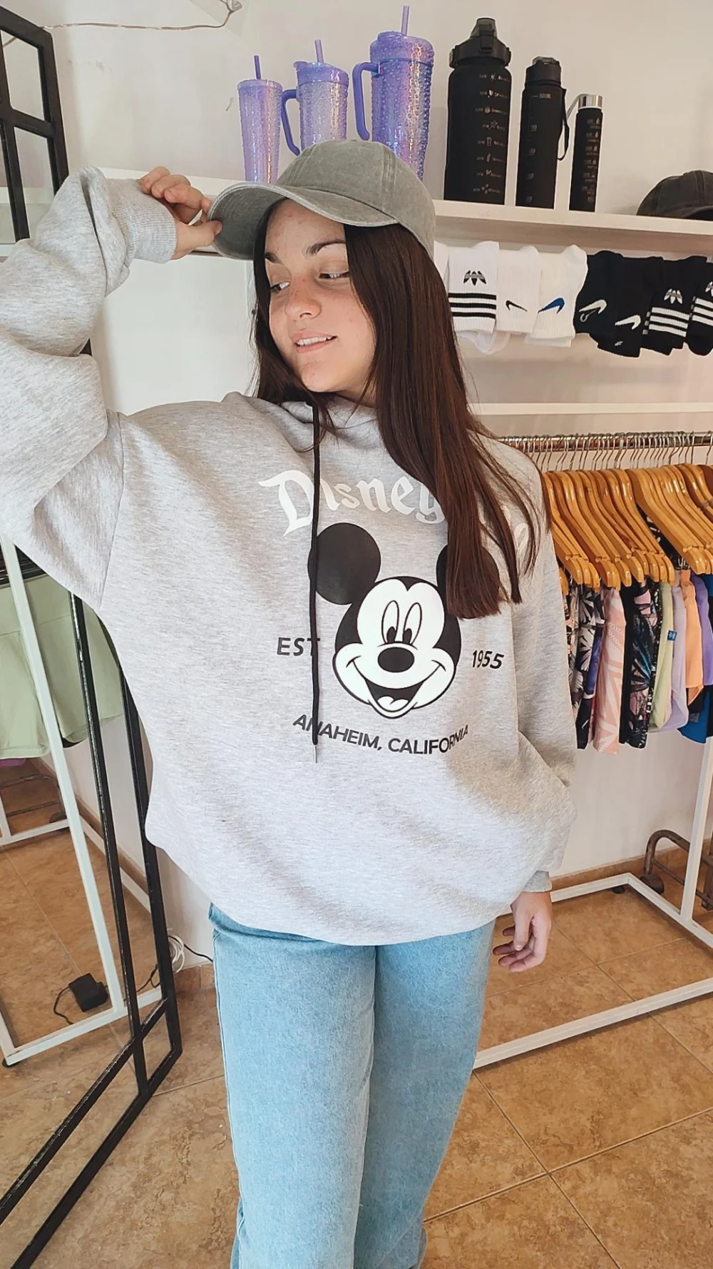 Buzo oversize Algodón peinado premium Mickey