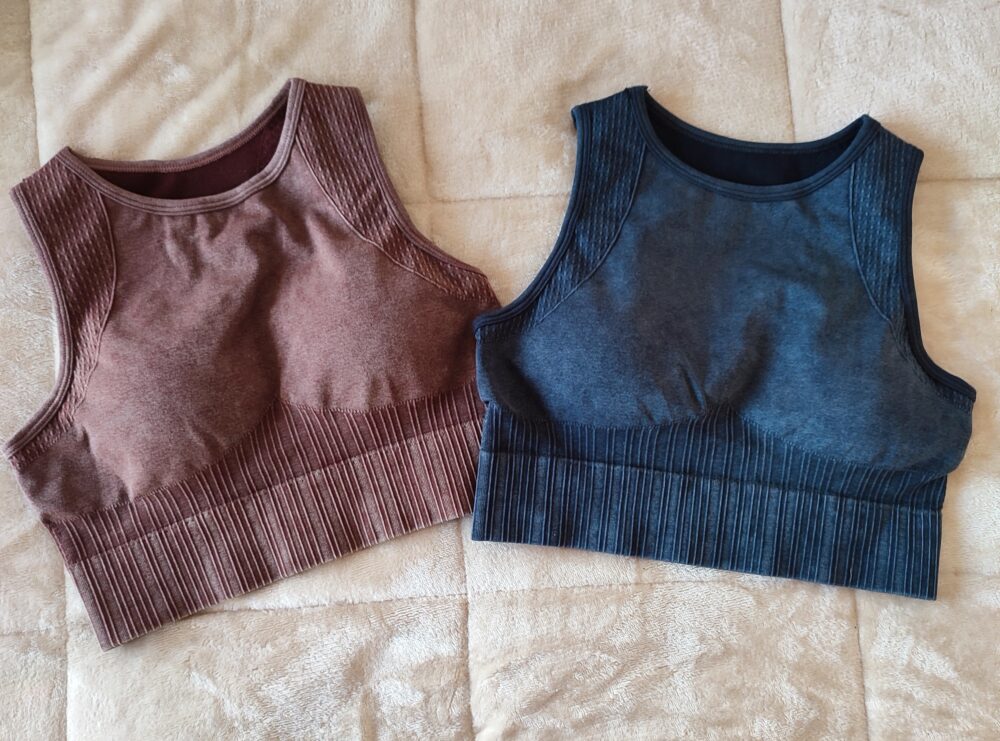 Crop Top Bretel Seamless efecto pre lavado - Imagen 5