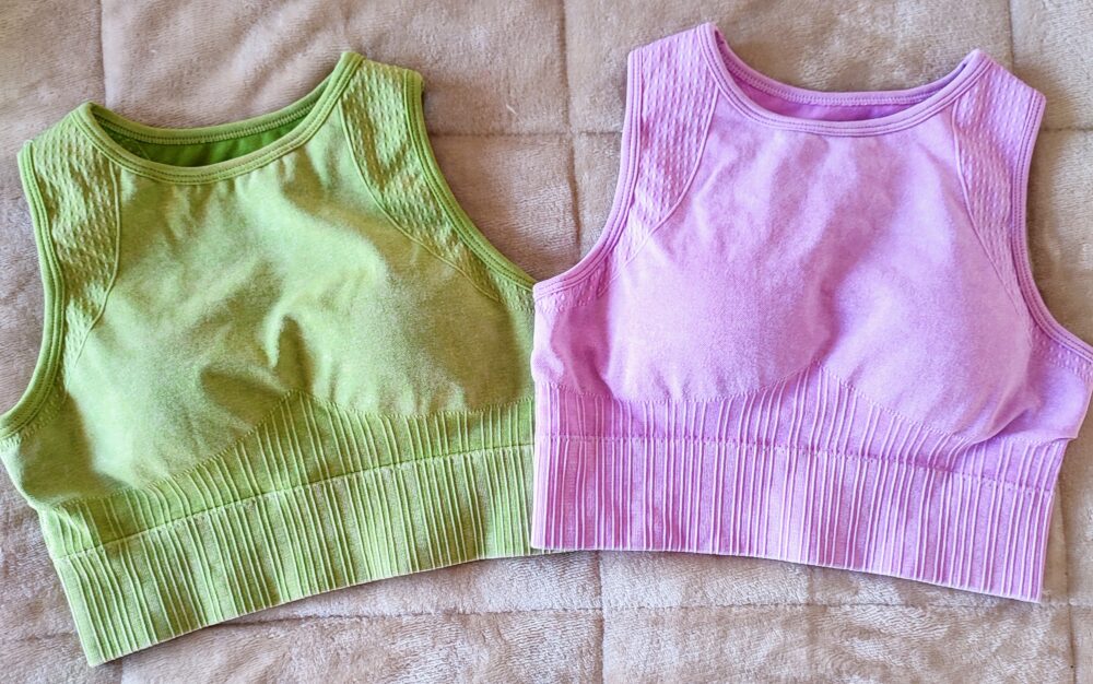 Crop Top Bretel Seamless efecto pre lavado - Imagen 3